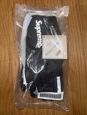 Supreme Windstopper Zip Gloves Size Small Black - FW25