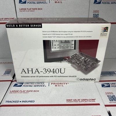 Vintage Adaptec Multi Channel Ultra Wide SCSI PCI Card AHA-3940U ( NEW / SEALED)