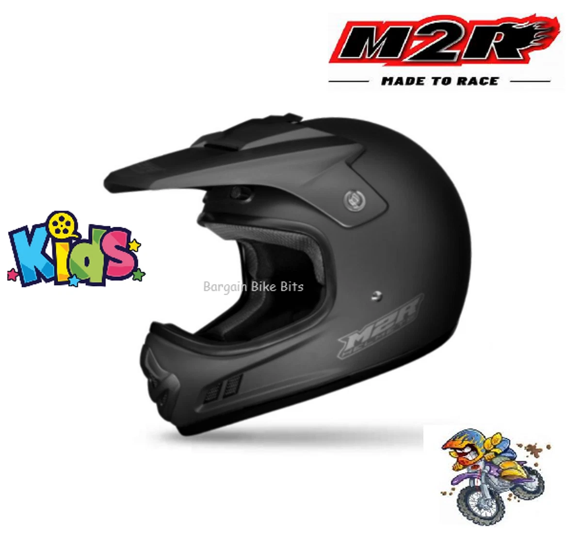 M2R Motocross/Enduro Motorcycle & Powersports Helmets for sale | eBay