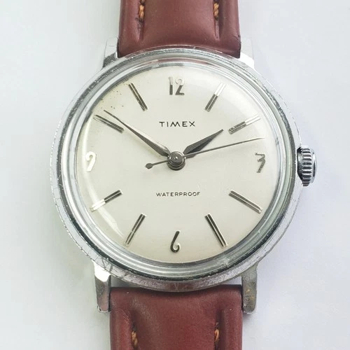 Vintage 1960 Timex Marlin Men’s Manual Wind Watch - Runs