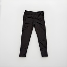 Ultra Soft Solid Brushed Basic Full Black Leggings Size 1X