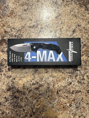 Cold Steel 4-Max Elite Folding Knife Black/Green G10 Handle S35VN