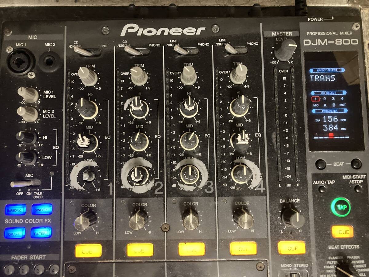 Pioneer DJM-800 Professional DJ Digital Mixer 4-Channel
