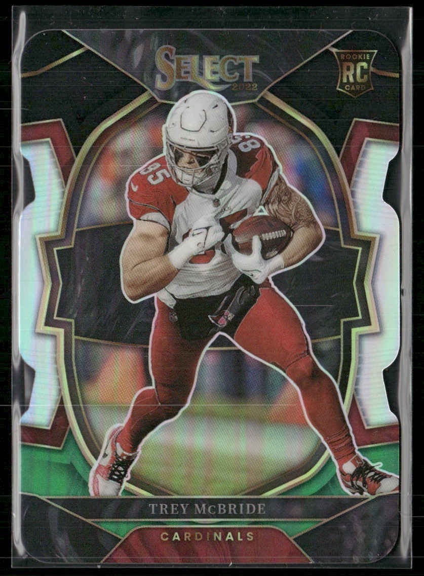 2022 Select TREY MCBRIDE #11 Black/Green Prizm Die-cut Concourse Cardinals RC