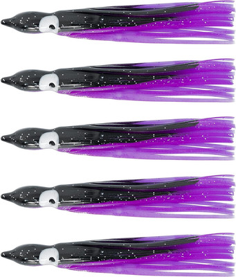 BLUEWING Trolling Squid Skirts Fishing Saltwater 2,3,5,8,12 Inch Octopus Lures 1