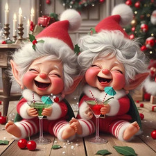 Christmas Diamond Art Kits for Adults - Full Drill Diamond Dots Paintings for Be