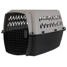 Vibrant Life Pet Portable Kennel, Hard-Side, Metal Door, For Pets 15-25 Lbs