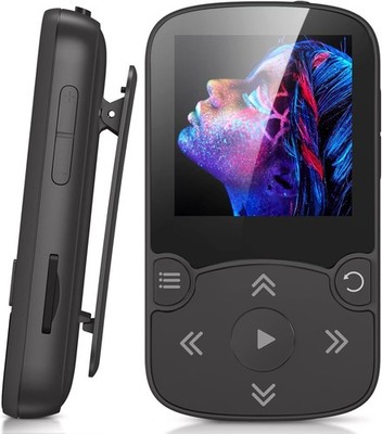 AGPTEK Bluetooth 5 0 MP3 Player 32GB TFT Bildschirm Clip Musikplayer