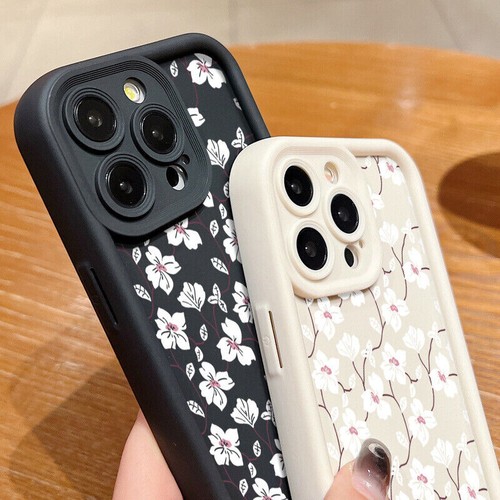 Cute Happy Cat Back Case ShockProof Phone Cover For iPhone Samsung Xiaomi Huawei - Picture 8 of 12