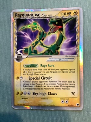 Rayquaza ex 100HP ポケモンカード Pokémon TCG Rayquaza ex (Delta Species) EX Dragon Frontiers 97/101