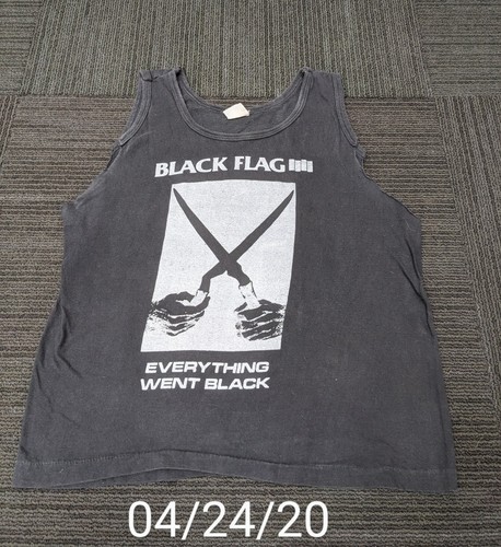 Vintage Black Flag Hardcore Punk Band T-Shirt