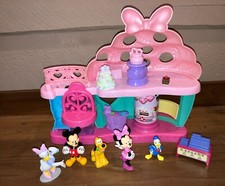 Disney Minnie Mouse Sweets Cup Cake Shop Playset Figures Accessories Mattel