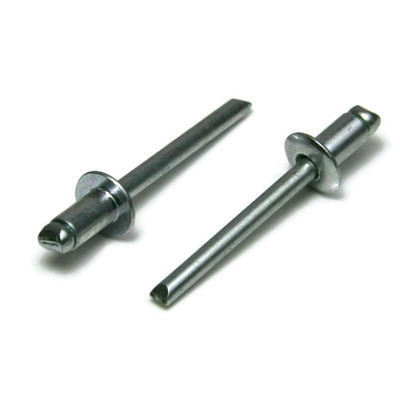 100-Pack Stainless Steel Blind POP Rivets - 3/16" X 3/8" Grip, USA Made For Metal & DIY Projects