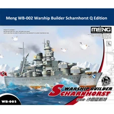 Meng WB-002 Warship Builder Scharnhorst Q Edition Assembly Model Kit