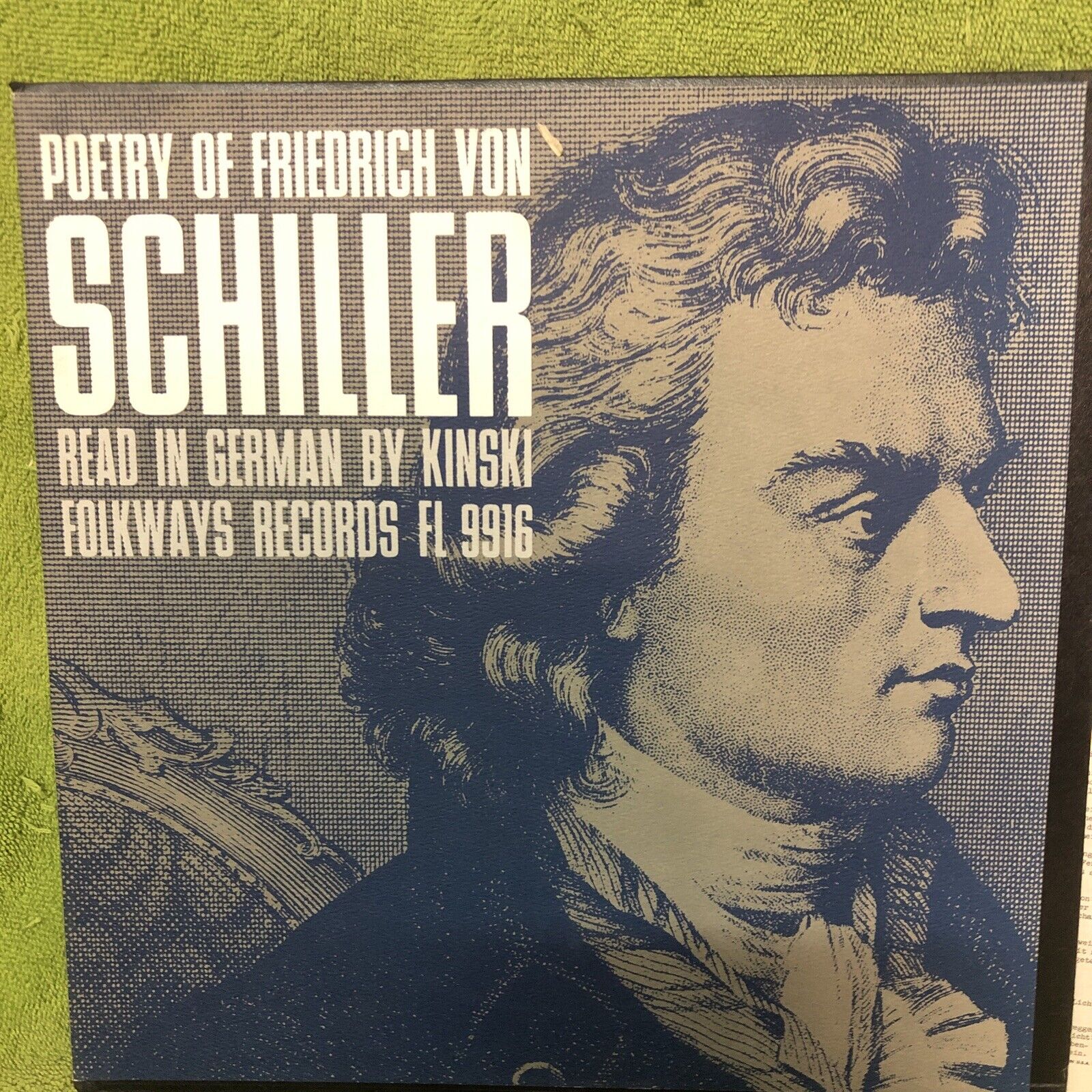 KINSKI – Poetry Of Friedrich Von Schiller - VINYL RECORD LP
