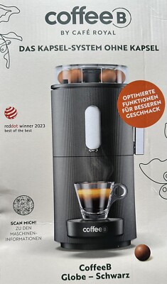 Coffee B Kaffeemaschine Schwarz Cafe Royal Kapselmaschine Kaffee 1450 W