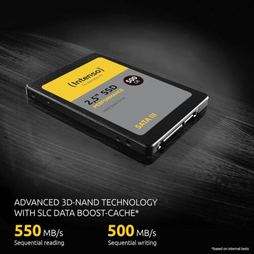 Intenso Interne 2,5" SSD SATA III Performance, 128 GB, 550 MB/Sekunden, Schwarz - Bild 4 von 6
