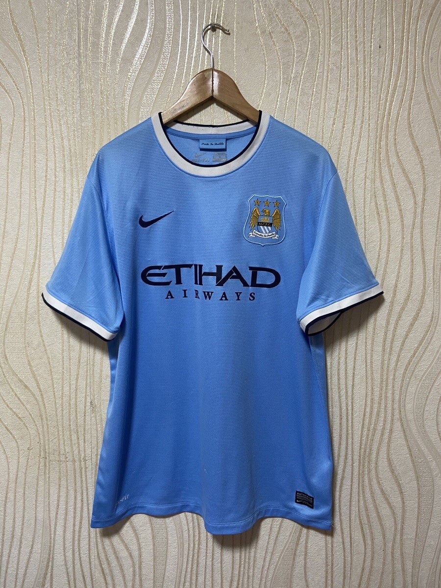 Manchester City シャツ MANCHESTER CITY 2013 2014 HOME FOOTBALL SHIRT SOCCER JERSEY NIKE