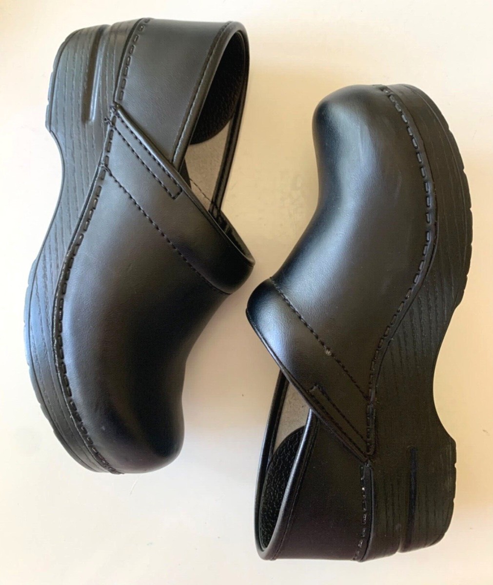 DANSKO Clogs 37 PRO Shoes 6.5 7 Oiled Leather Black Comfort DANSKO Clogs 37 PRO Shoes 6.5 7 Oiled Leather Black Comfort