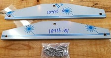 16 Stainless Steel Mudflap Weights Pair Weight Plate Universal New Truck 10416