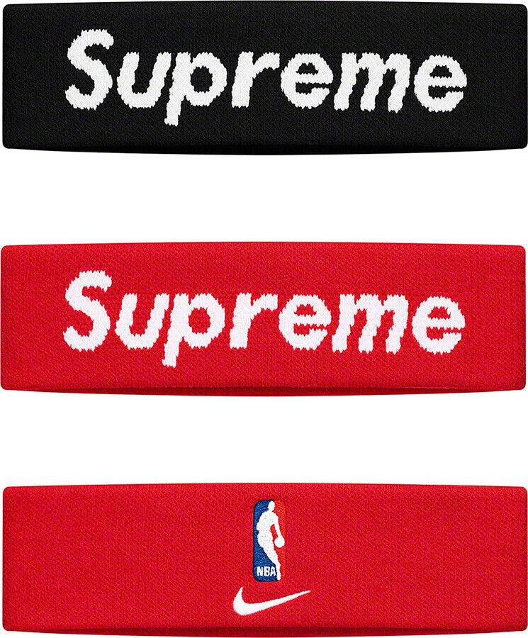 Supreme x Nike NBA Headband Red FW19 (NI000274604) One Size