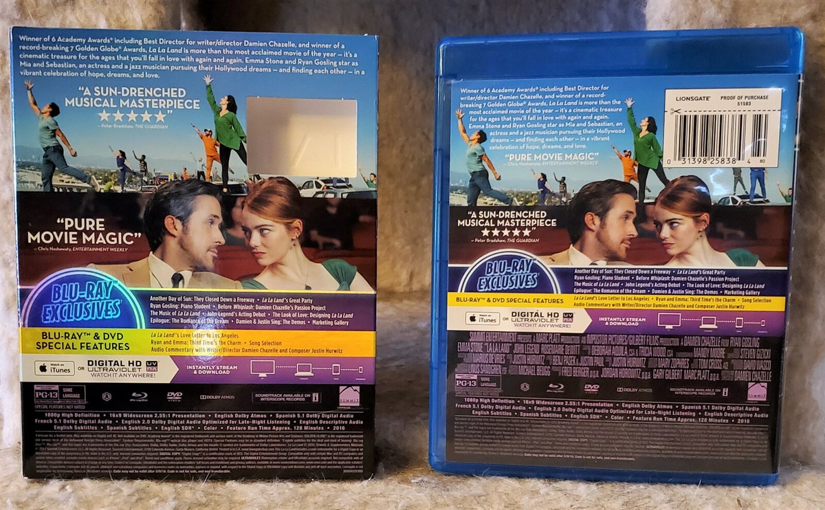 Sebastian La La Land Subtitles LA LA LAND (Blu-ray ONLY) Emma