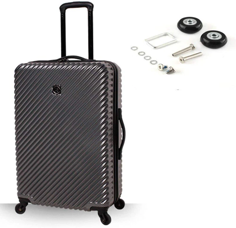 70 x 6 x24 mm MEJOSER für Koffer Gummi Rollen Räder Ersatz Stahl Gepäckkoffer/FN - Bild 2 von 4