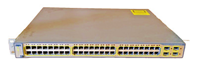Cisco Catalyst 3750 48 Port Fast Ethernet Switch PoE WS-C3750-48PS-S V06