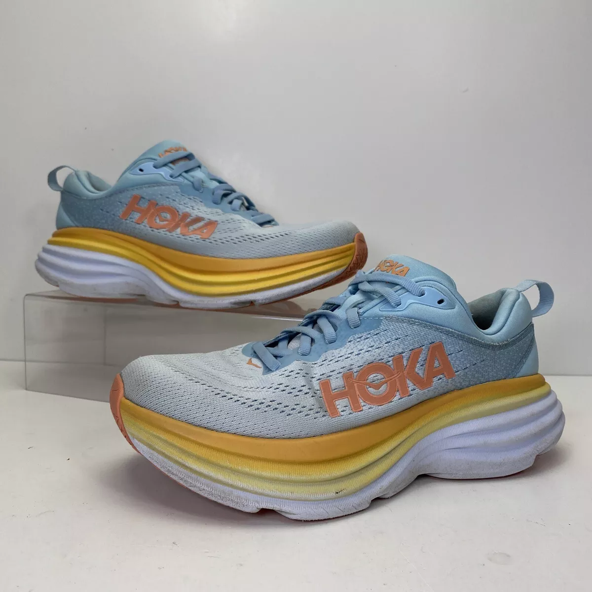 Hoka Bondi 8 Women's Size 7D Wide High Cushioned Running Shoes F27422E