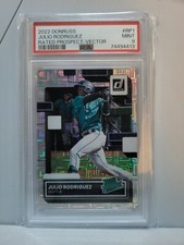 2022 Donruss Rated Prospects Vector #1 Julio Rodriguez PSA 9 MINT