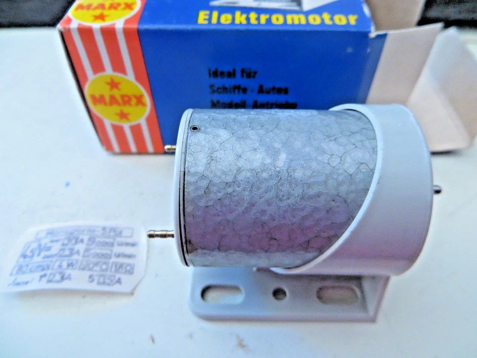 MARX Monoperm Special 5 Pol. Elektromotor mit Schalter 4,5 V Neu in OVP - Bild 2 von 4