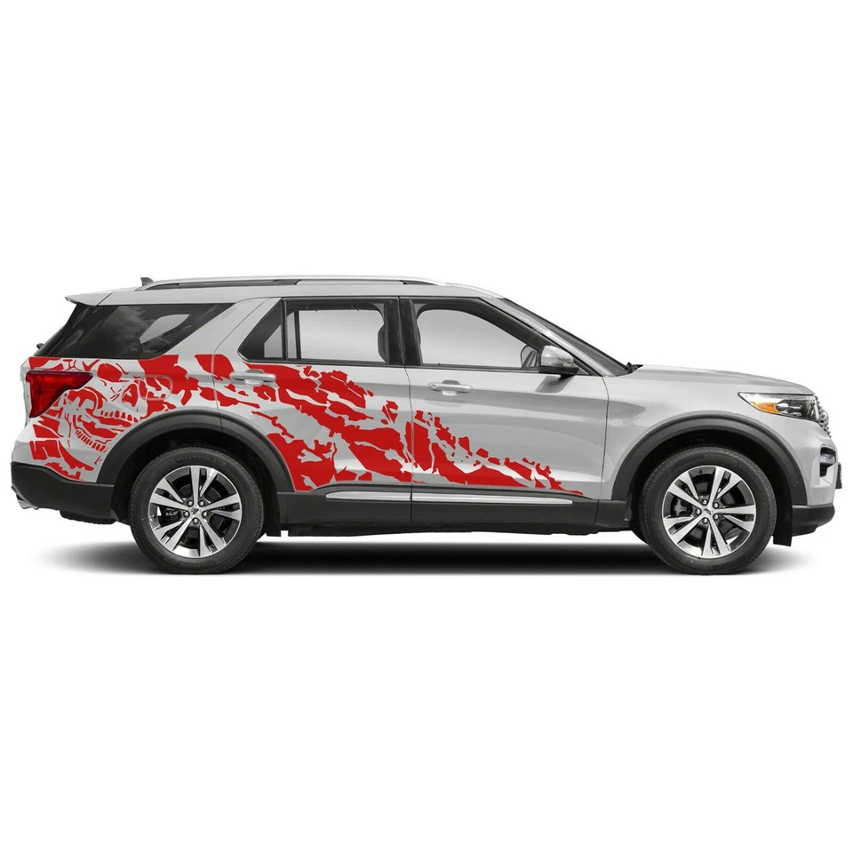 Calcomanía para Ford Explorer puerta lateral deporte diseño pesadilla vinilo pegatina trasera Foto 4 de 4