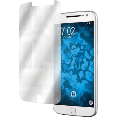 4 x Displayschutzfolie verspiegelt  für Motorola Moto G4 Plus Folie