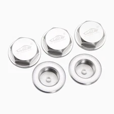 5pcs Wheel Nut Cap 24mm Silver for 1/5 RC HPI BAJA 5B 5T 5SC RV King Motor US