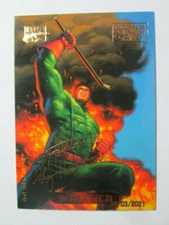 1994 MARVEL MASTERPIECES - PARALLEL - GOLD SIGNATURE - WRECKER # 138