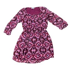 Speechless Woman’s Dress Size 2X Maroon Semi Sheer Sleeves Stretchy