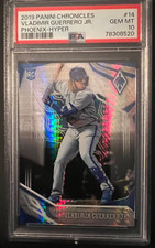 2019 PANINI CHRONICLES VLADIMIR GUERRERO BLUE JAYS RC PHOENIX-HYPER PSA 10