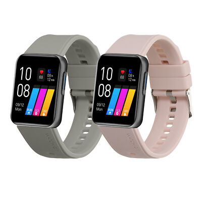 kwmobile Pulsera compatible con GRV 22mm Smartwatch correa 2x
