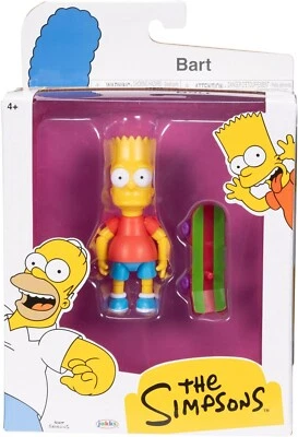 The Simpsons - Bart Simpson 12cm Action Figure By Jakks Pacific - Brand New