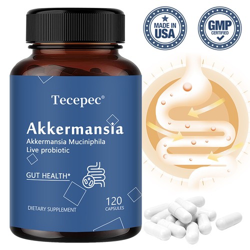 New Formula Akkermansia Muciniphila Live Probiotic Capsules Gut Health Support