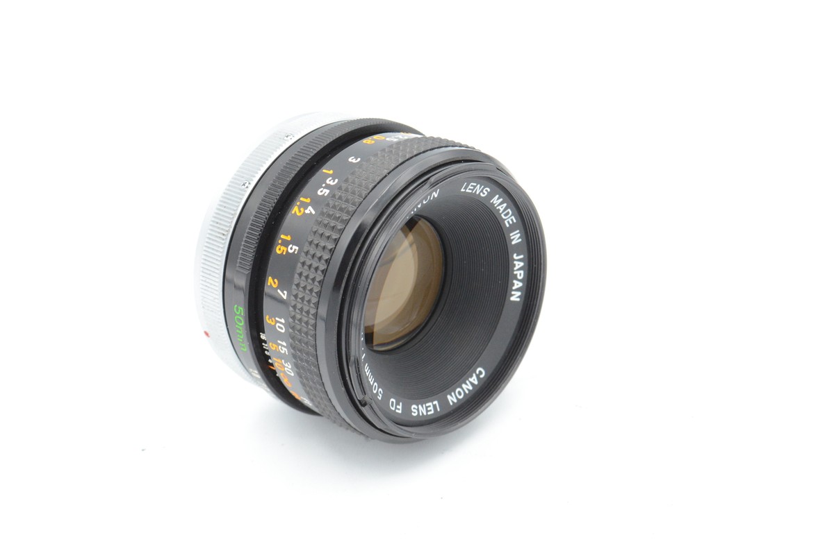 Canon 50mm F/1.8 SC Breech Lock FD Mount Manual SLR Camera Lens | eBay