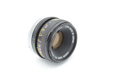 Canon 50mm F/1.8 SC Breech Lock FD Mount Manual SLR Camera Lens | eBay