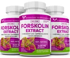3 x Forskolin Maximum Strength 100% Pure 3400mg Rapid Results! Forskolin Extract