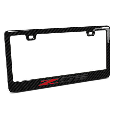 C7 Corvette carbon fiber license plate frame