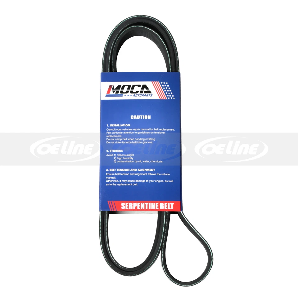 7PK1732 Fits 2002-2008 Acura Dodge 2.3L 2.4L 8.3L GAS DOHC OHV Serpentine Belt - Image 2 of 4