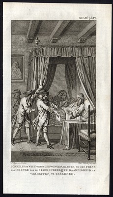 Antiker Druck-PORTRAIT-CORNELIS DE WITT-PRINZ VON ORANGE-Vinkeles-Kauft-1780