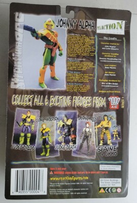 NEW JOHNNY ALPHA 2000 AD COLLECTORS SERIES ACTION FIGURE REACTION
