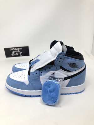 Nike Air Jordan 1 One University Blue Sz 7Y women 8.5 Grade School
