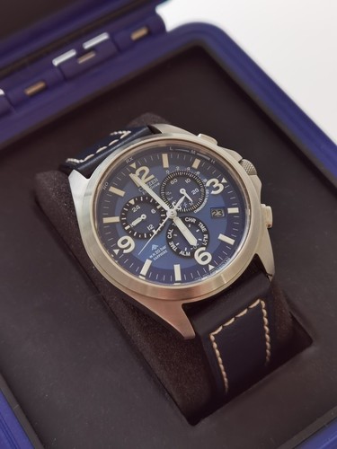 CITIZEN Field AS4041-01L Pilot radiocontrollato titanium watch  radiocontrolled | eBay