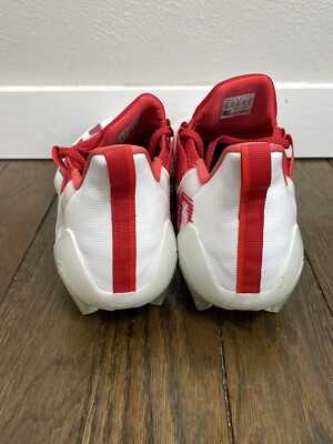 UNRELEASED Adidas SM Adizero 21 Football Cleats White Red UNRELEASED Adidas SM Adizero 21 Football Cleats White Red